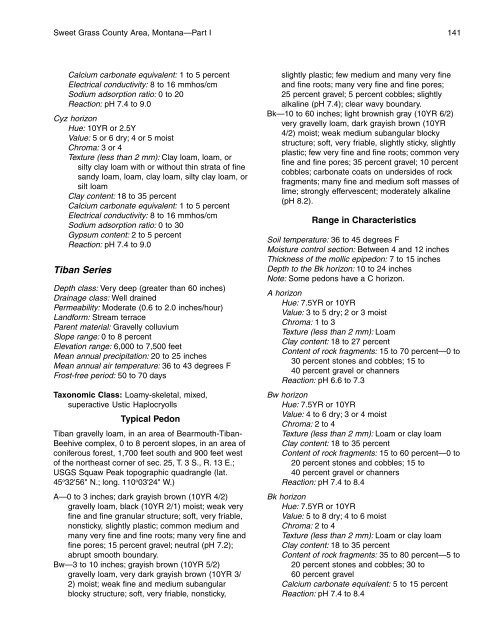 Soil Survey of Sweet Grass County Area, Montana - Soil Data Mart