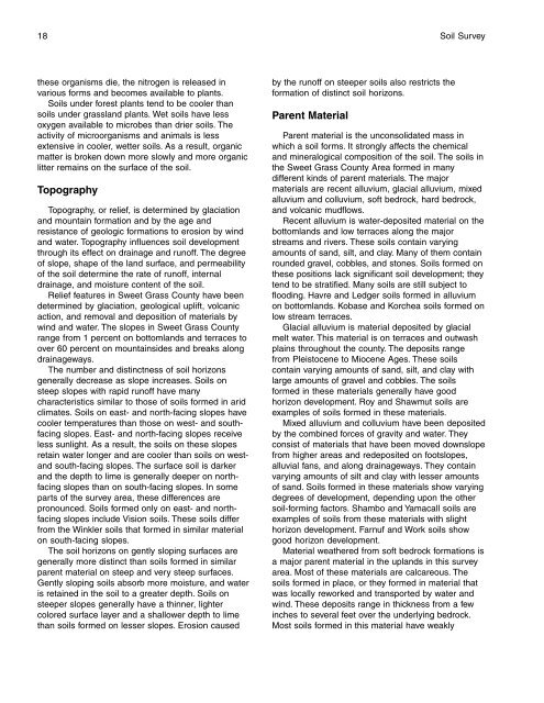 Soil Survey of Sweet Grass County Area, Montana - Soil Data Mart