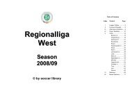 Regionalliga West Season 2008/099 © by soccer library
