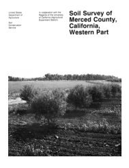 Soil Survey of Merced County, California, Western Part - Soil Data Mart