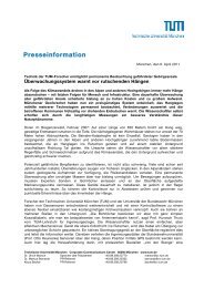 Presseinformation - Technische Universität München