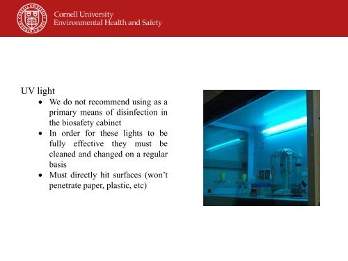 AAALAC Inspection - Environmental Health & Safety