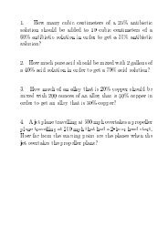 Class 6.3: More algebraic word problems - PCC