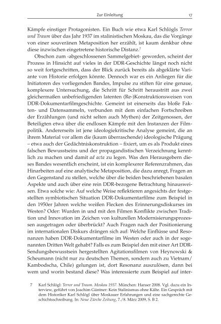 DDR Erinnern, Vergessen: Inhalt und Einleitung - Einsnull