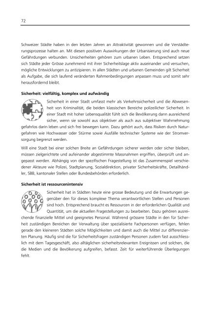 Sichere Schweizer Städte 2025 - Schlussbericht - Schweizerischer ...