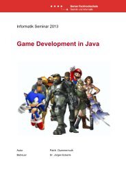Game Development in Java - S T A F F