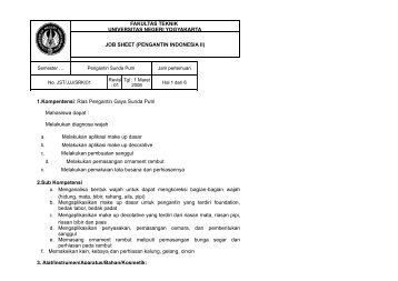 Jobsheet Make-up Pengantin Sunda Putri.pdf - Staff UNY ...