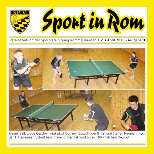 Vereinszeitung der Sportvereinigung Rommelshausen e.V. • April ...