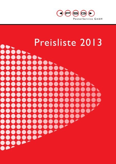 Preisliste 2013 - Stadtwerke Klagenfurt