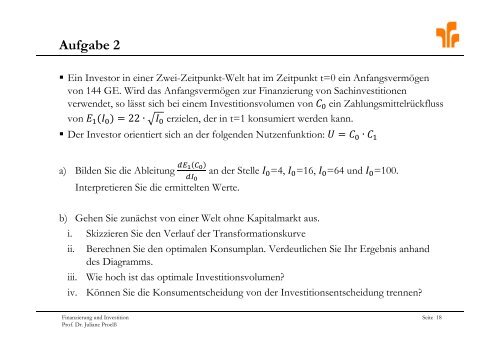 Lösung Aufgabe 2 - Hochschule Trier