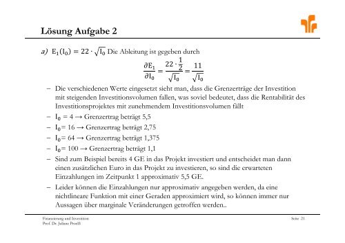 Lösung Aufgabe 2 - Hochschule Trier