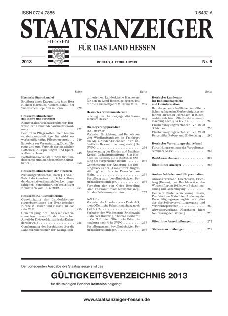 Ausgabe Nr.06 / 2013 - M/S VisuCom GmbH