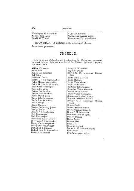 counties of lincoln & welland. - Toronto Public Library