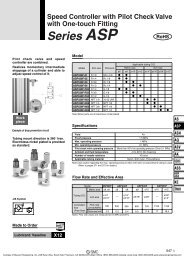 SMC Pneumatics ASP Speed Controller with Pilot Check Valve with ...