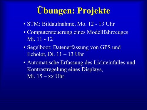 Computerorientierte Physik VORLESUNG und Übungen