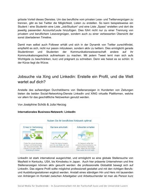 Whitepaper Social Media für Studierende.docx - studunilu.ch