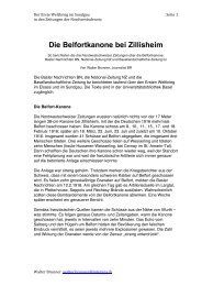 Die Belfortkanone bei Zillisheim - Sundgaufront - J-ehret.com