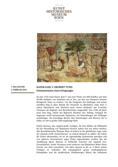 Download - Presse - Kunsthistorisches Museum