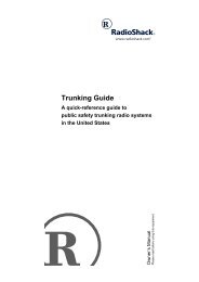 U.S. Trunking Guide - Radio Shack