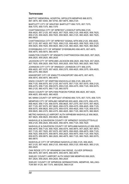 U.S. Trunking Guide - Radio Shack