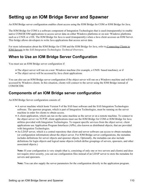 SAS® Integration Technologies: Administrator's Guide (LDAP Version)