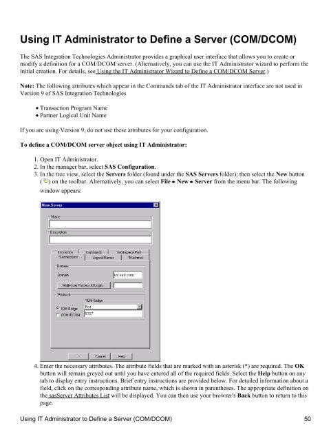 SAS® Integration Technologies: Administrator's Guide (LDAP Version)