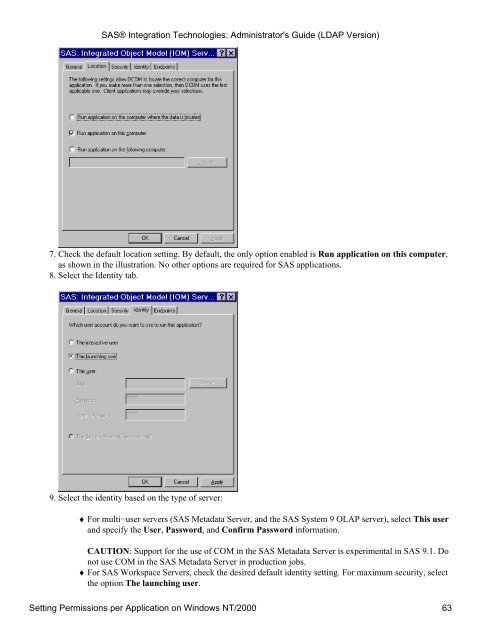 SAS® Integration Technologies: Administrator's Guide (LDAP Version)