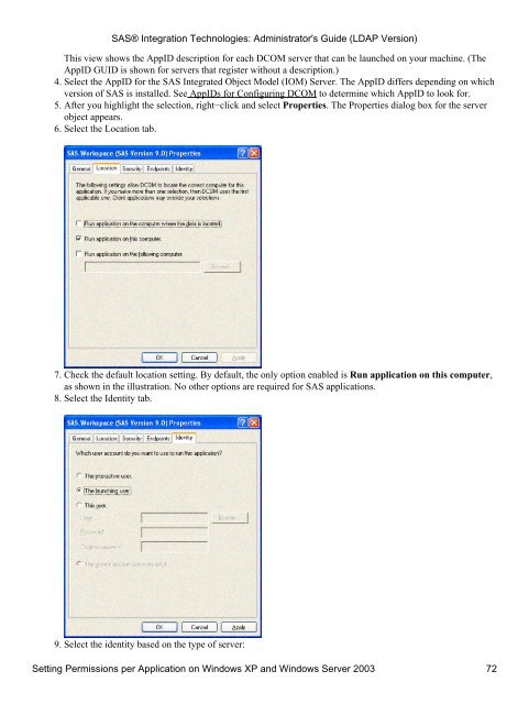 SAS® Integration Technologies: Administrator's Guide (LDAP Version)