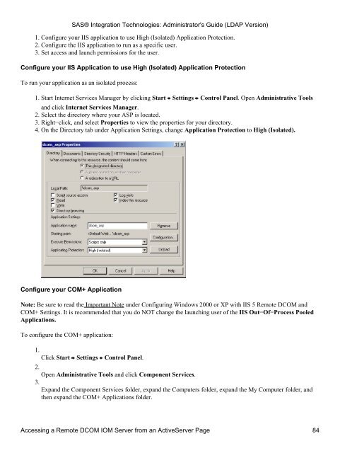 SAS® Integration Technologies: Administrator's Guide (LDAP Version)