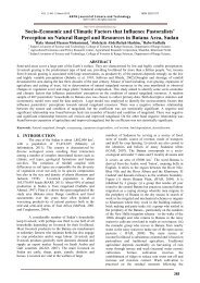 ARPN Journal of Science and Technology::Socio-economic - Sudan ...