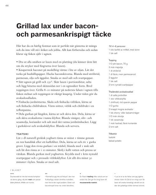 Grillad lax under bacon- och parmesankrispigt täcke - Sveriges Radio