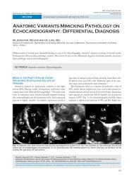 Anatomic Variants Mimicking Pathology on Echocardiography ...