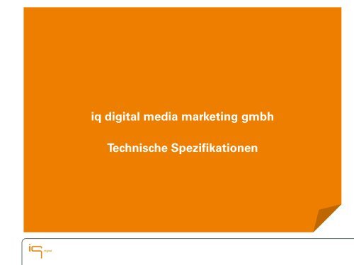 Technische Spezifikationen - sz-media.de