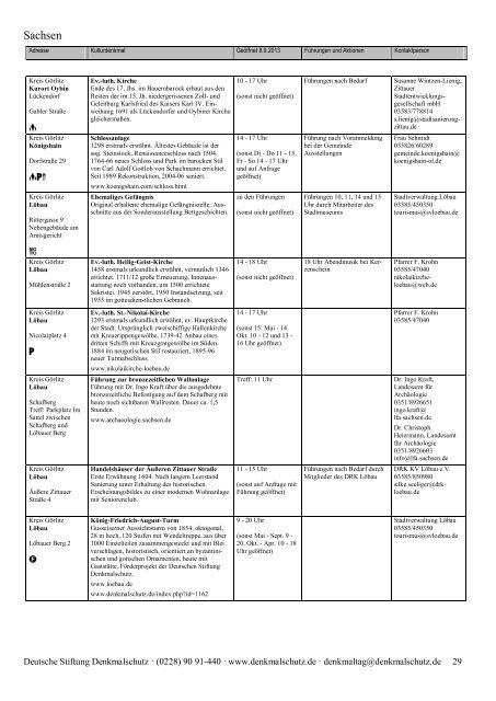 Programm als PDF herunterladen - Tag des offenen Denkmals