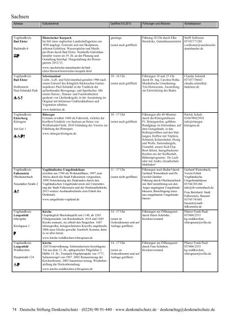 Programm als PDF herunterladen - Tag des offenen Denkmals