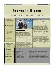 Jeeves in Bloom - Taproot Theatre Company