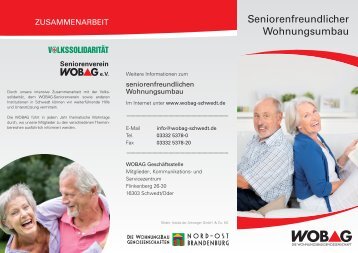 Flyer Seniorenfreundlicher Wohnungsumbau ... - WOBAG Schwedt