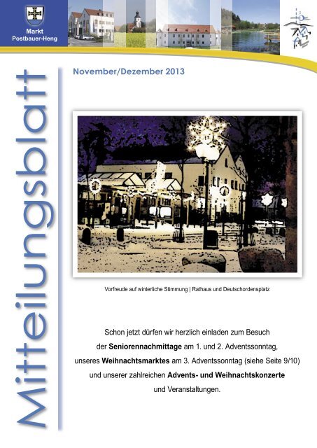 November/Dezember 2013 - Postbauer-Heng