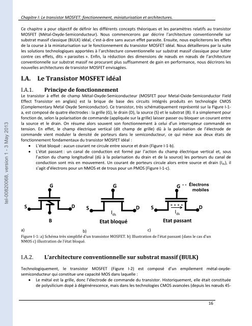 Développement de modèles pour l'évaluation des performances ...