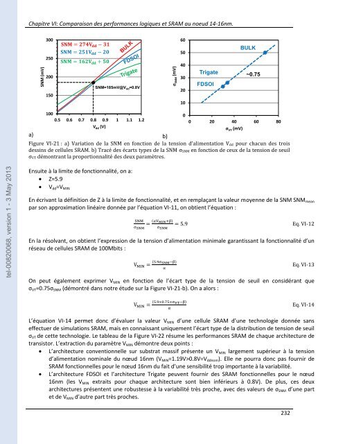 Développement de modèles pour l'évaluation des performances ...