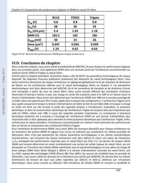 Développement de modèles pour l'évaluation des performances ...