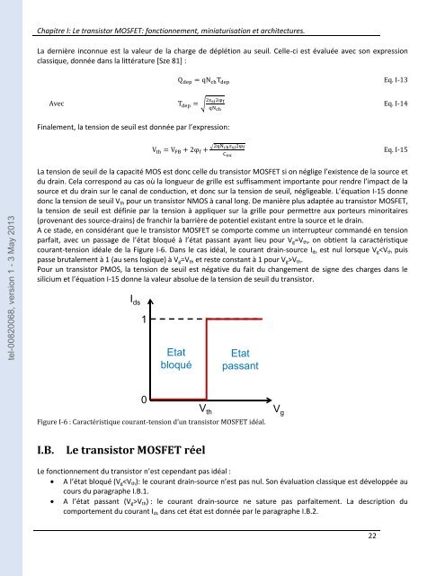 Développement de modèles pour l'évaluation des performances ...