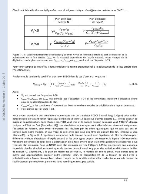 Développement de modèles pour l'évaluation des performances ...