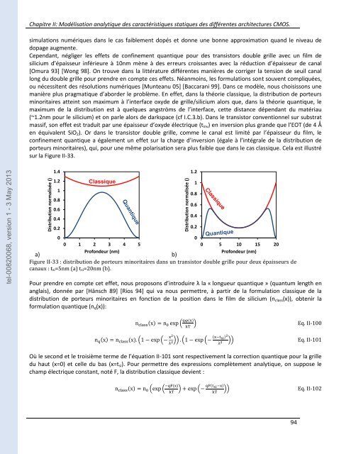 Développement de modèles pour l'évaluation des performances ...