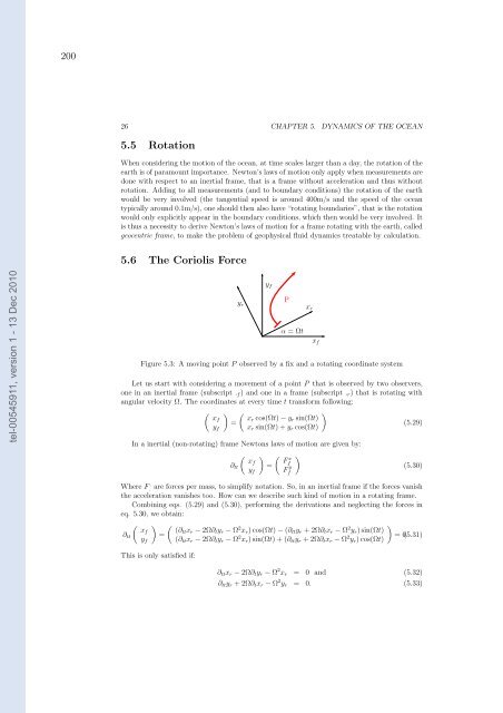 Etudes et évaluation de processus océaniques par des hiérarchies ...
