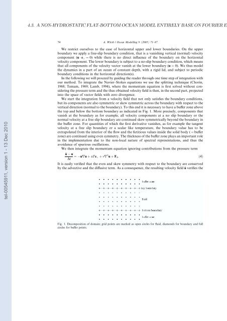 Etudes et évaluation de processus océaniques par des hiérarchies ...