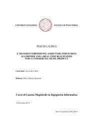 TESI DI LAUREA Corso di Laurea Magistrale in Ingegneria Informatica