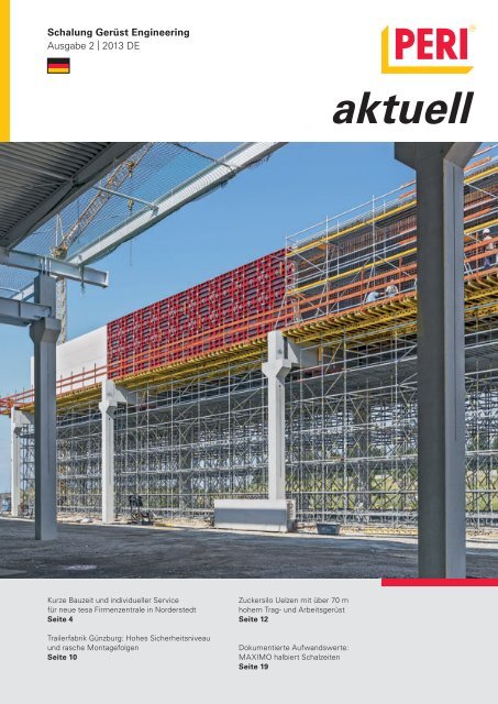 Download: PERI aktuell - Ausgabe 2 | 2013 DE