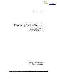 Kirchengeschichte II/ 1