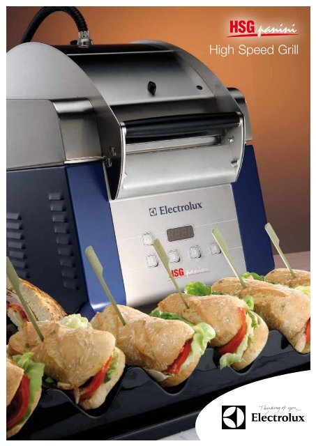electrolux high speed panini press